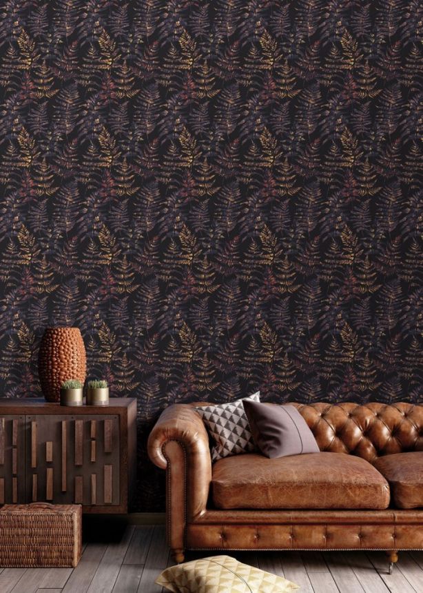 Luxury non-woven wallpaper, Fern Leaves, EE22544, Fern, Essentials, Decoprint