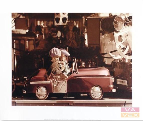 Poster 4614, Kids in the car, size 30 x 40 cm