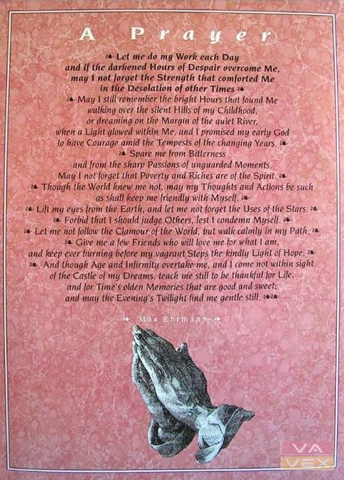 Poster 3154, Prayer, size 98 x 68 cm