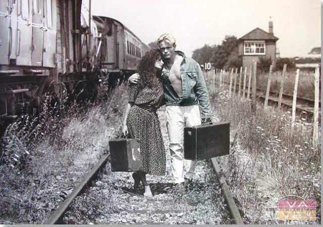 Poster 3092, Two travelers, size 98 x 68 cm