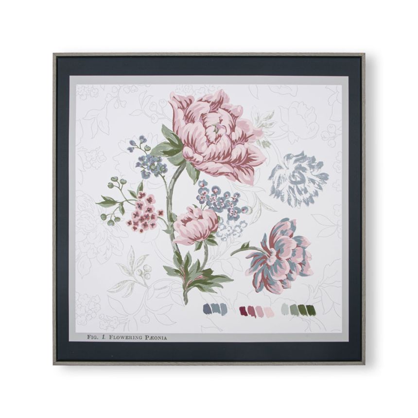 Printed canvas, framed Tapestry Floral 115026, Laura Ashley, Graham Brown