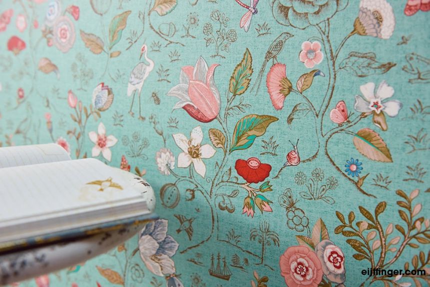 Romantic floral wallpaper 375003, Pip Studio 4, Eijffinger