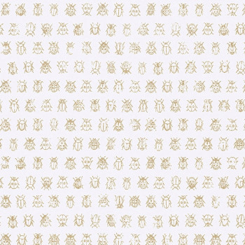 Cream wallpaper with golden beetles 375030, Pip Studio 4, Eijffinger