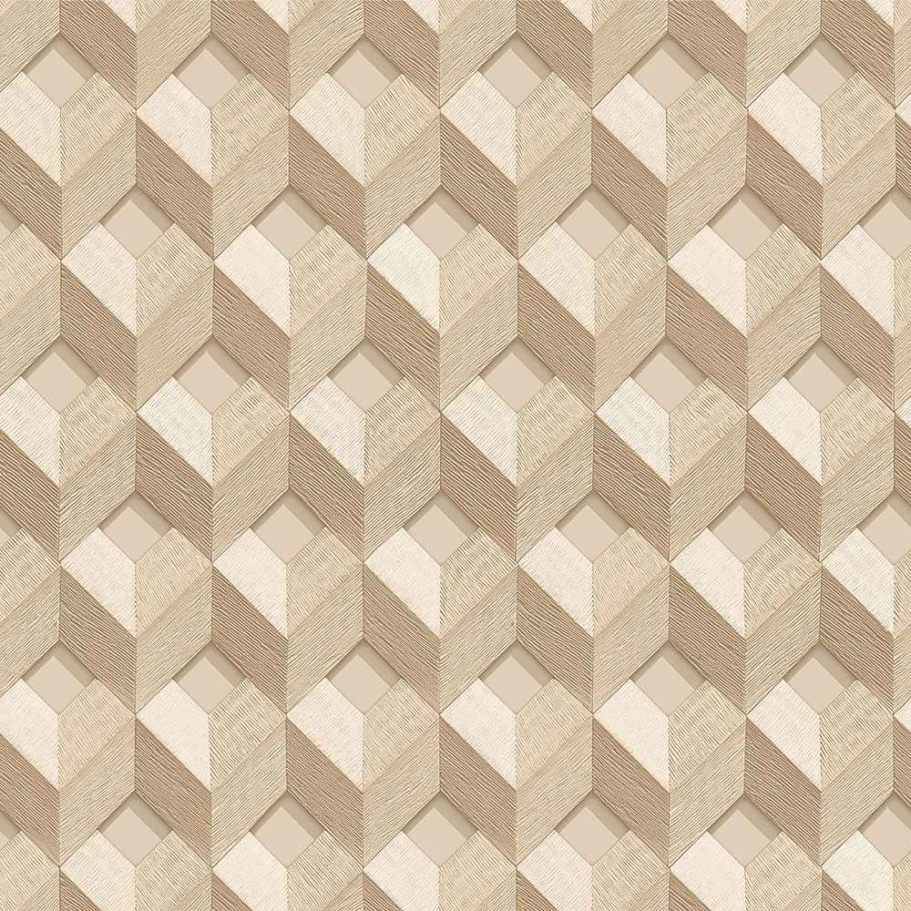 Geometric 3D non-woven wallpaper with a vinyl surface DE120132, Embellish, Design ID