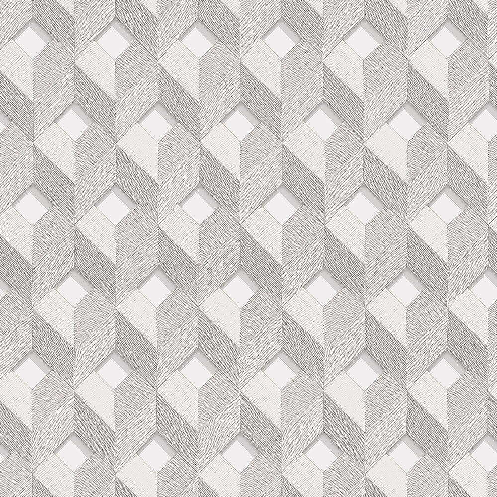 Geometric 3D non-woven wallpaper with a vinyl surface DE120131, Embellish, Design ID
