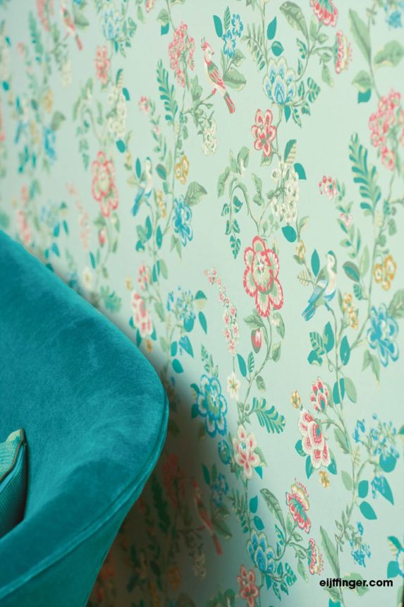 Wallpaper with birds and flowers 375062, Pip Studio 4, Eijffinger