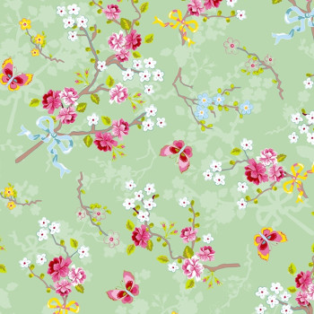 Romantic floral wallpaper 375073, Pip Studio 4, Eijffinger
