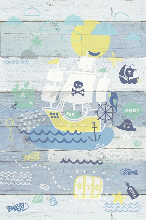 Wall mural pro kluky Piráti 364107, Wallpower Junior, Eijffinger