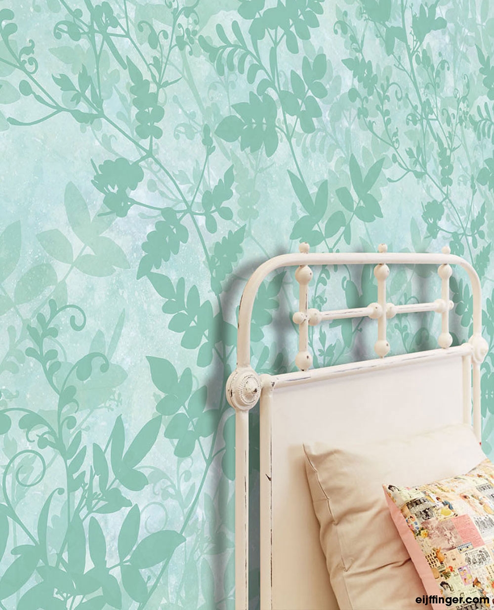 Non-woven wall mural Leaves, twigs 364139 , Wallpower Junior, Eijffinger