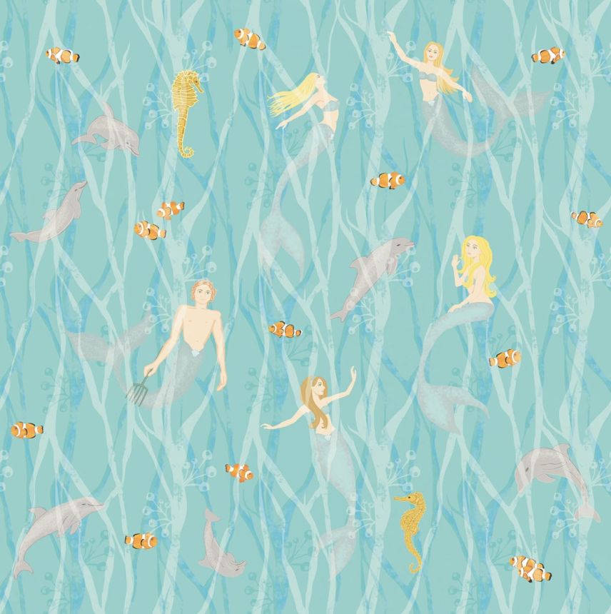 Wall mural Dolphins, mermaids 364150, Wallpower Junior, Eijffinger