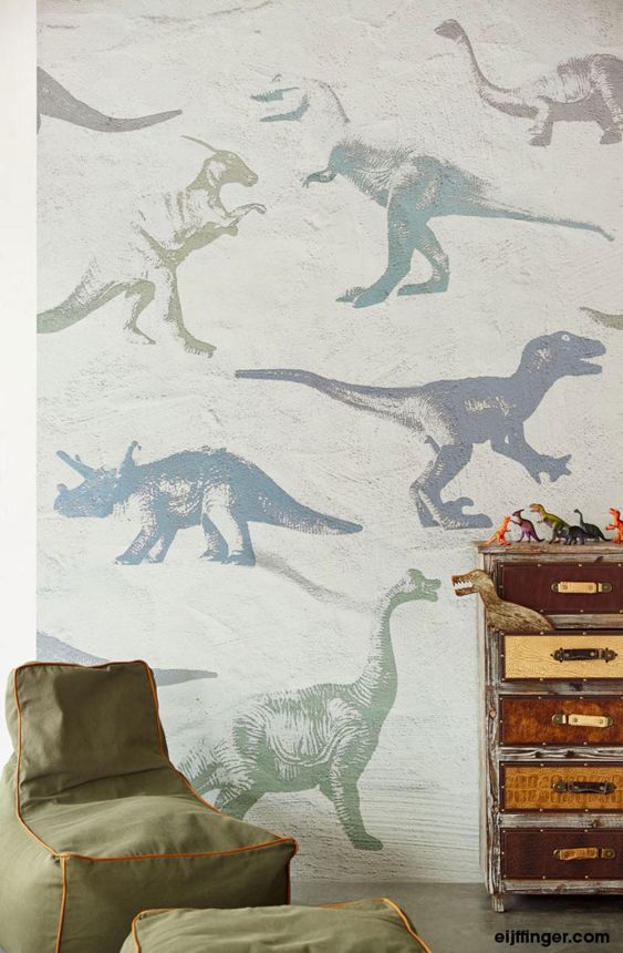 Non-woven wall mural Dinosaurs 364153, Wallpower Junior, Eijffinger