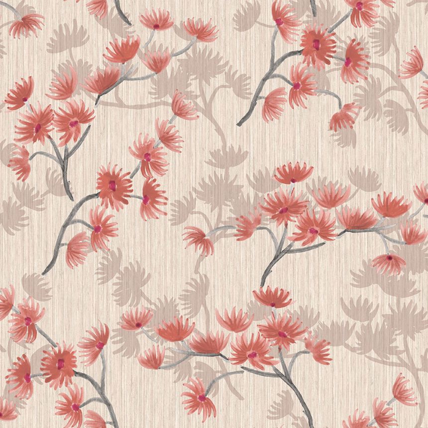 Floral wallpaper BR24015, Breeze, Decoprint