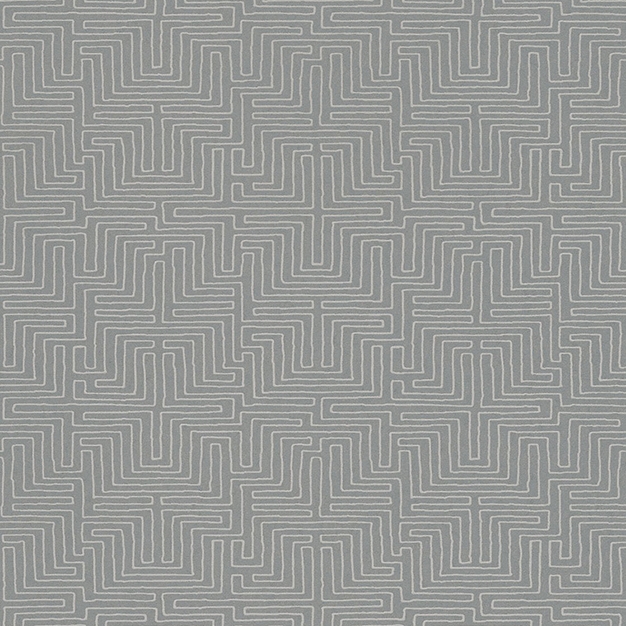 Šedá vliesová tapeta s etno vzorem 376068, Siroc, Eijffinger