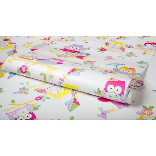 VÝPRODEJ Dětská vliesová tapeta se sovičkami 100115, Kids & Home 5, Graham & Brown