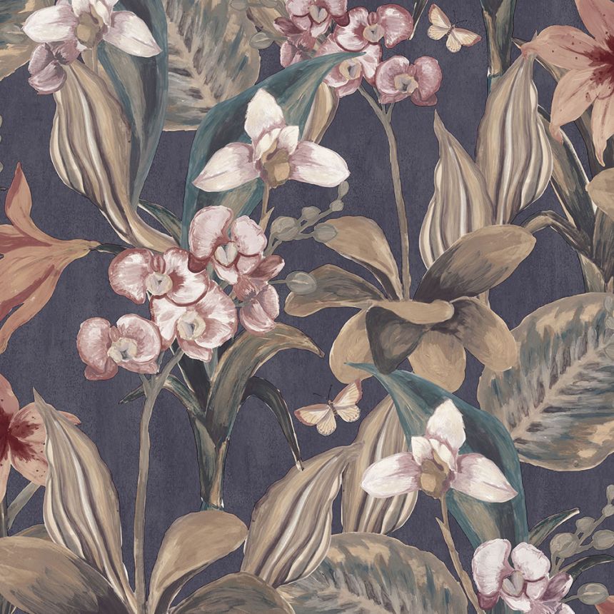 Orchid flower wallpaper BR24084, Breeze, Decoprint