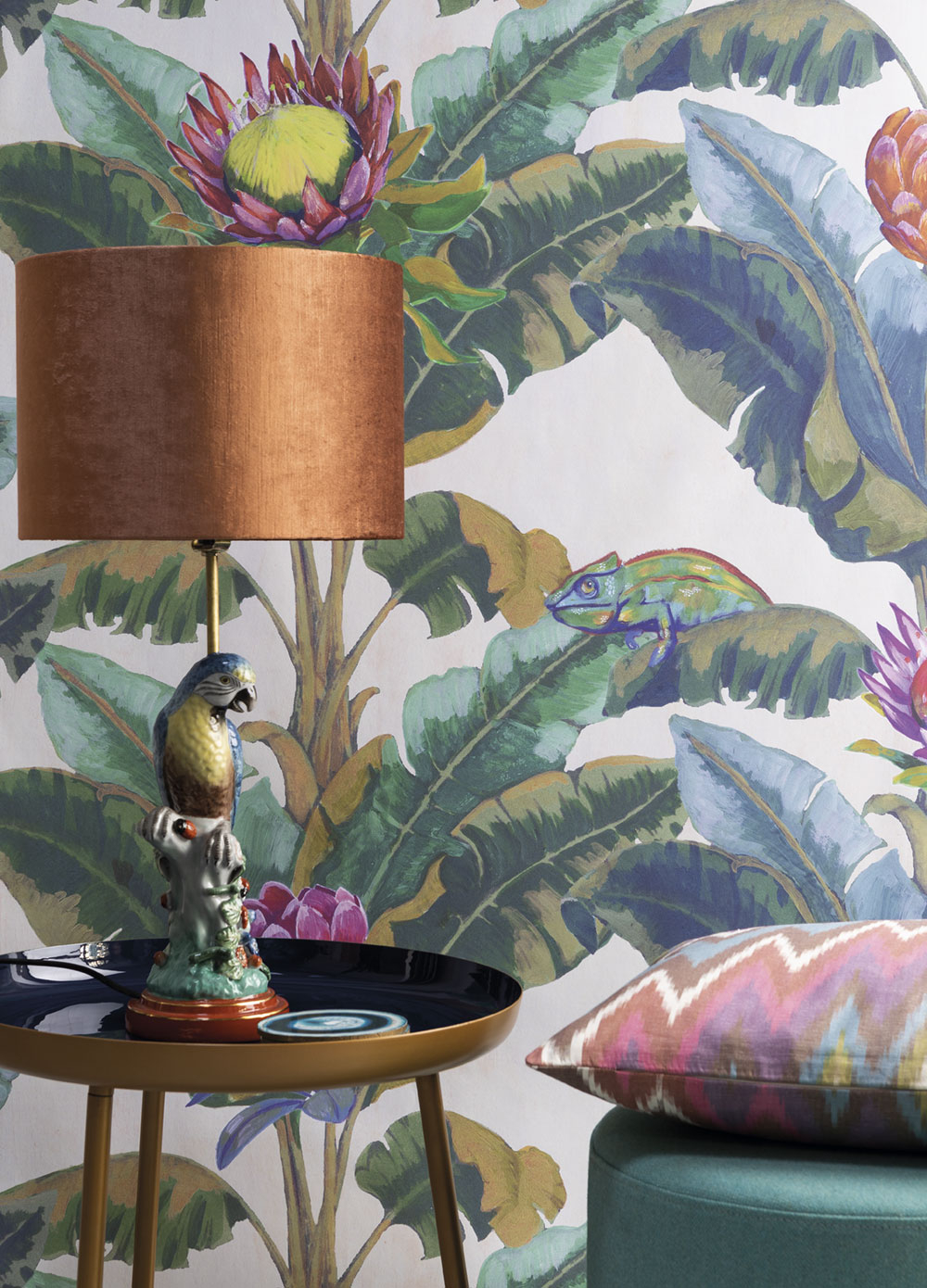 Wall mural Leaves, Chameleons BRD24102, 180x280cm, Breeze, Decoprint