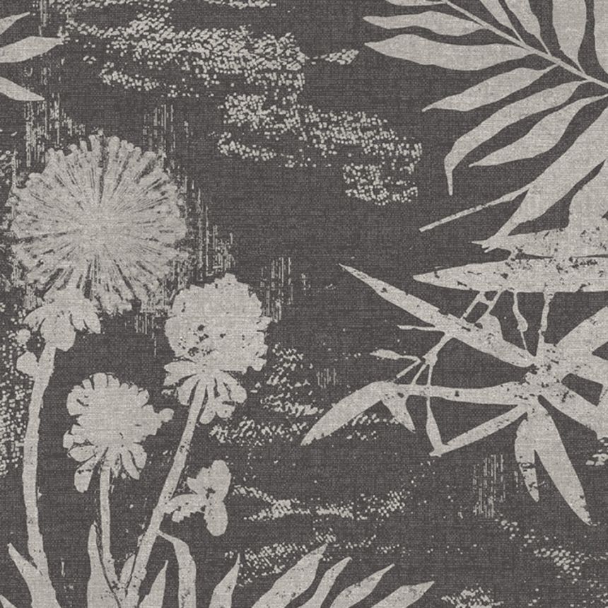Wallpaper with leaves, plants 379035, Lino, Eijffinger