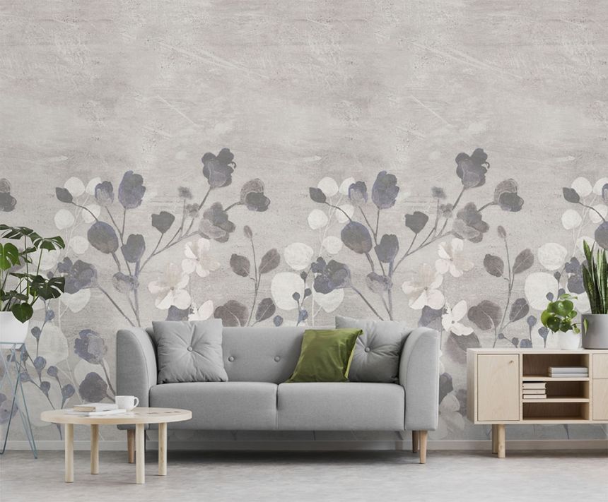 Non-woven wall mural Flowers A41702, 159 x 280 cm, Original, Murals, Grandeco