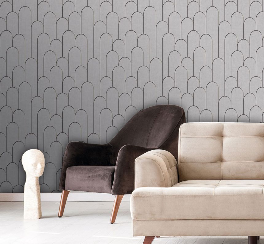 Wallpaper in Art Deco style MO22831, Moments, Decoprint