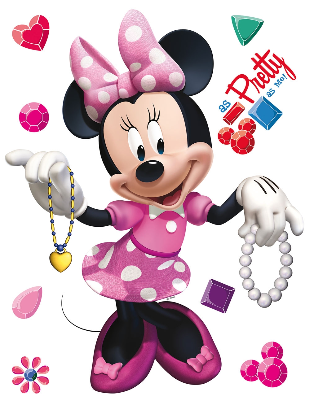 Children's wall sticker DK 1754, Disney, Minnie, AG Design