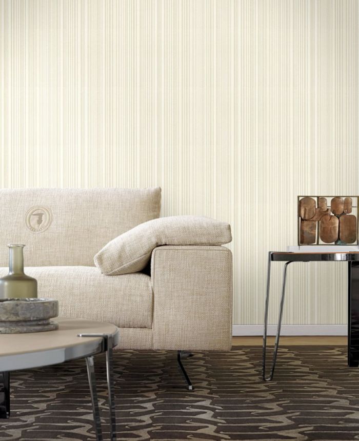 Luxury non-woven wallpaper with a vinyl surface Z21809, design Stripes, Trussardi 5, Zambaiti Parati