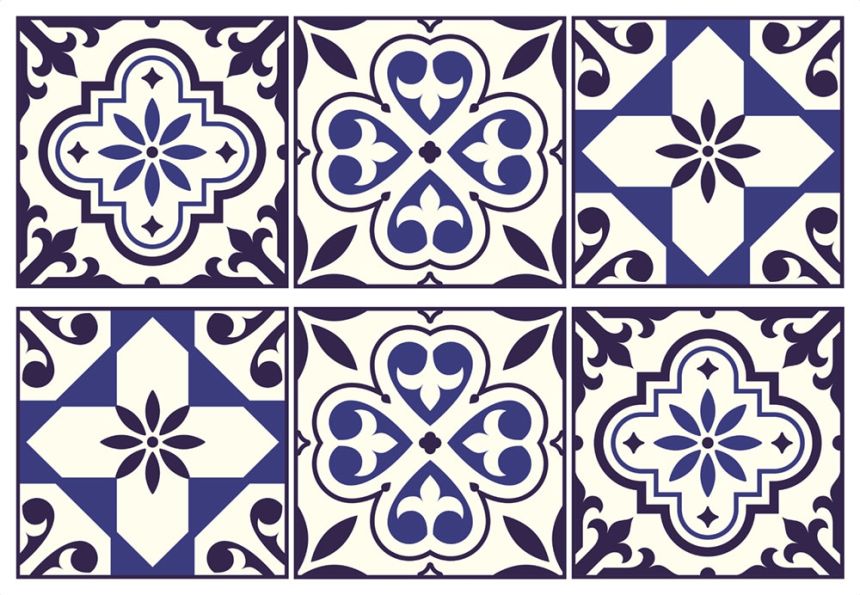 Self-adhesive wall decoration SM 3448, Mosaic, tiling, AG Design