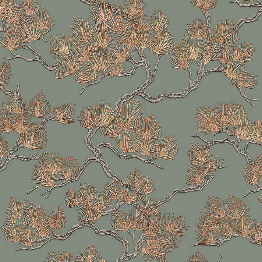 Luxury wallpaper Twigs of trees WF121013, Wall Fabric, ID Design