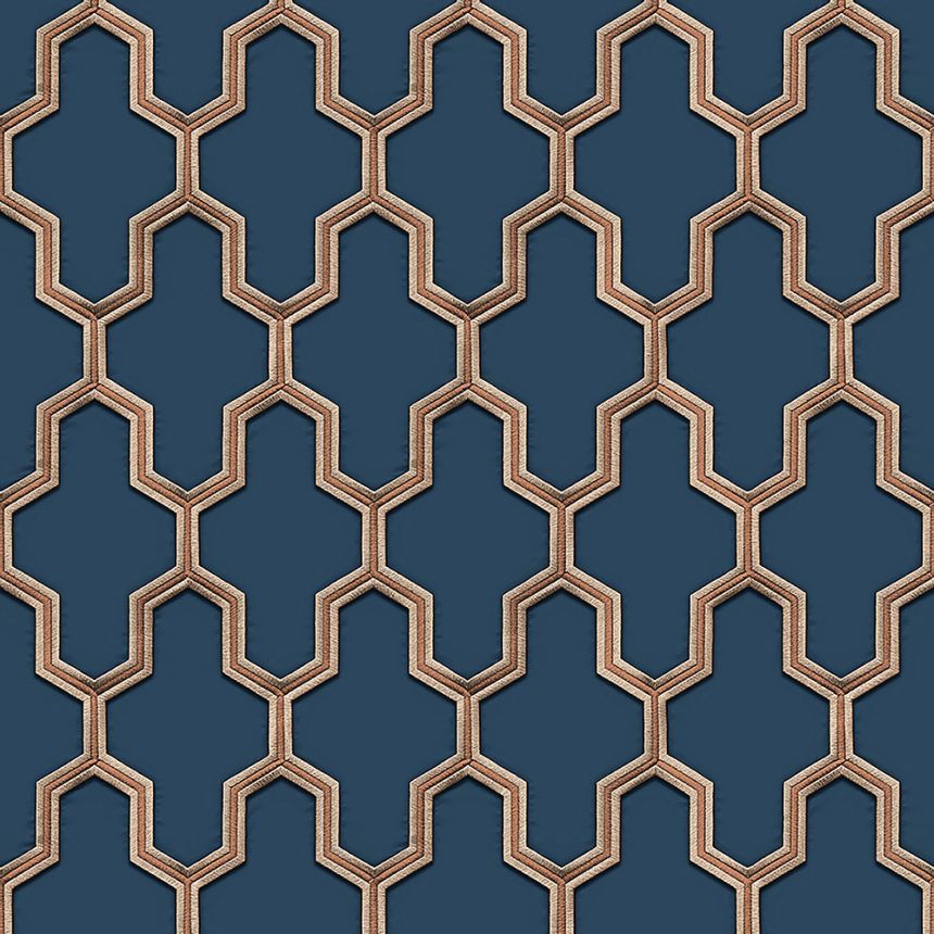 Luxury wallpaper geometric wallpaper WF121027, Wall Fabric, ID Design