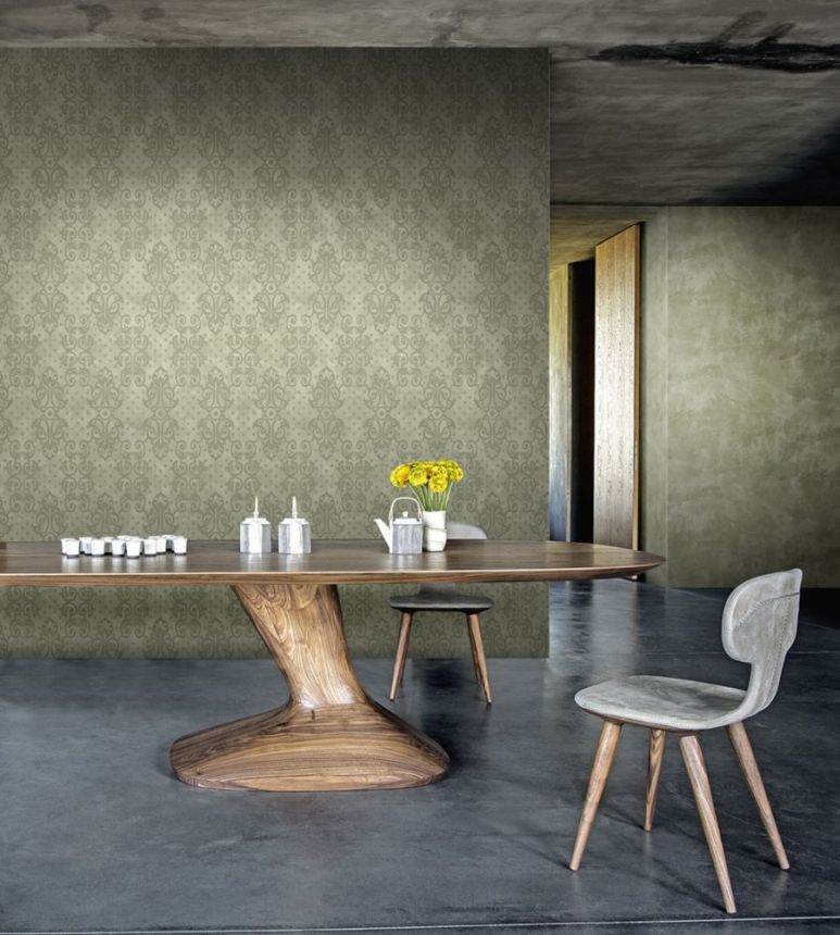 Luxury non-woven wallpaper with a vinyl surface, Z44824, Baroque pattern, Ornaments, Automobili Lamborghini, Zambaiti Parati