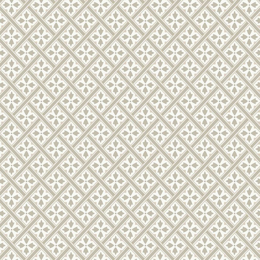 Beige Geometric Non-Woven Wallpaper 113368, Laura Ashley, Graham & Brown