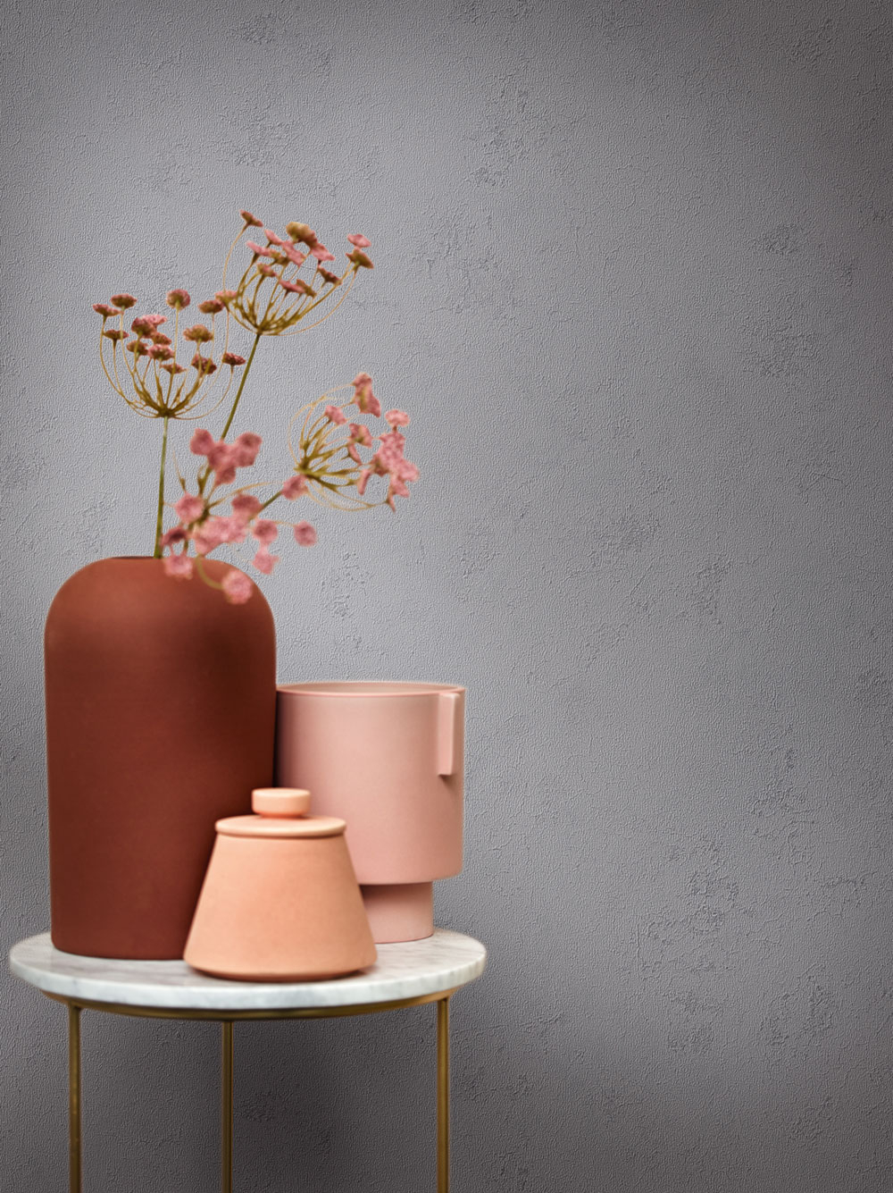 Gray luxury wallpaper, stucco 33757, Papis Loveday, Marburg