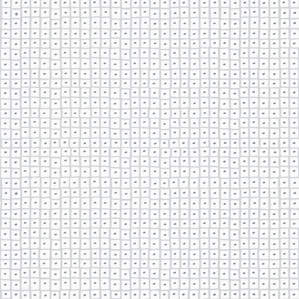 White-silver geometric non-woven wallpaper UC51013, Unconventional 2, Emiliana Parati 