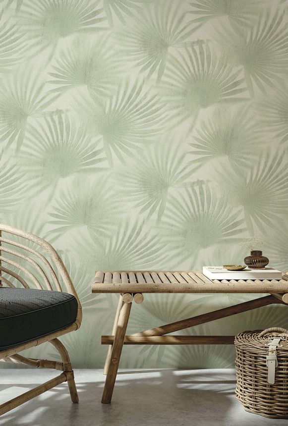 Luxury green palm leaves wallpaper 72910, Zen, Emiliana Parati 