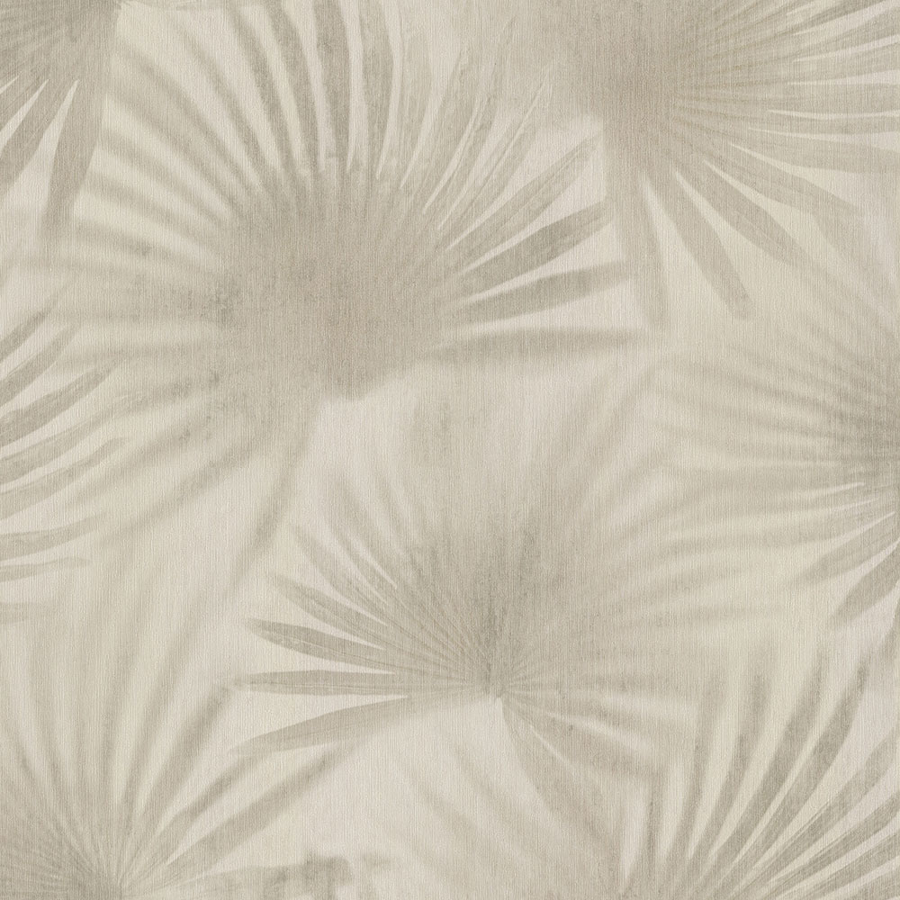 Luxury beige palm leaves wallpaper 72913, Zen, Emiliana Parati 