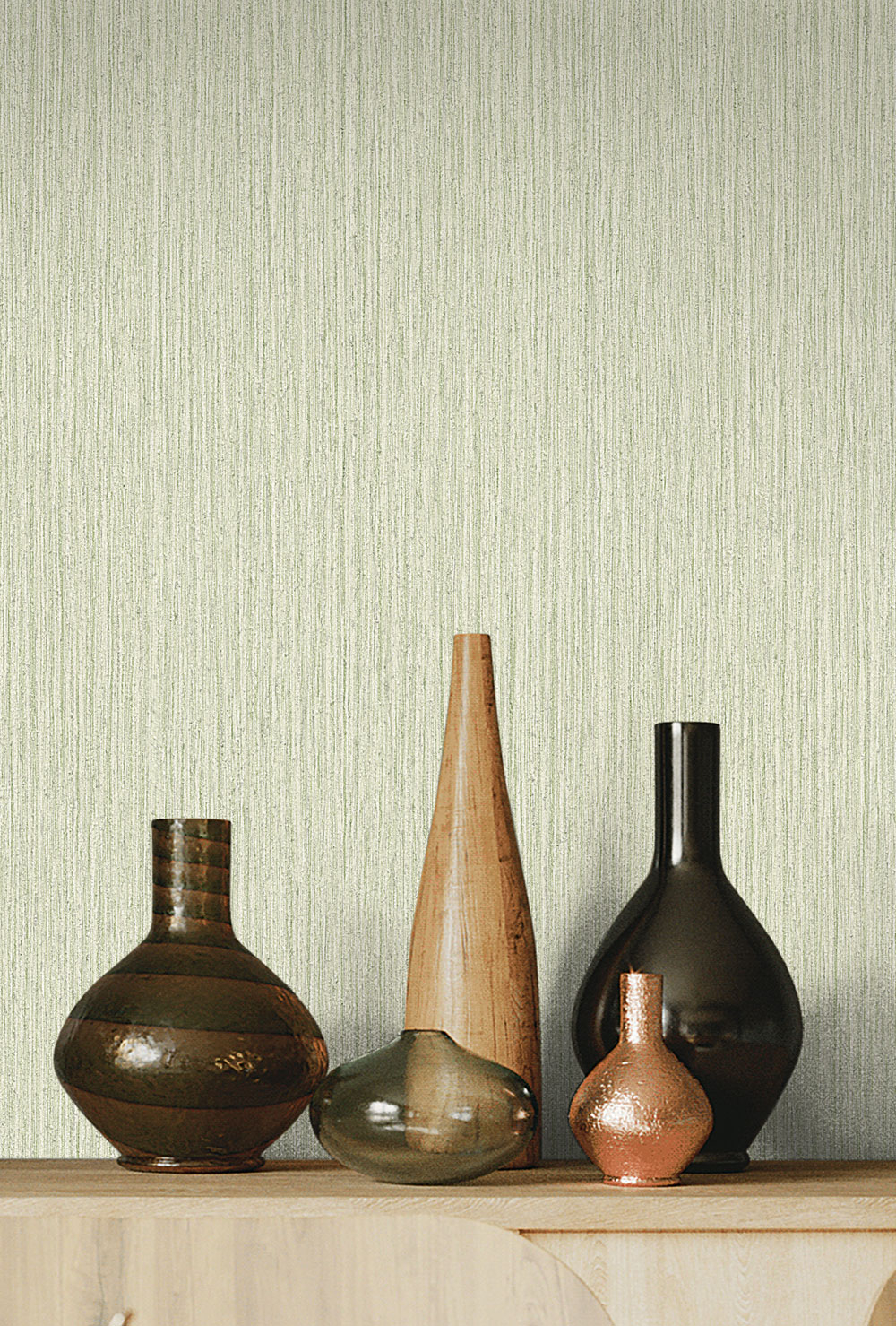 Luxury green wallpaper 72933, Zen, Emiliana Parati 