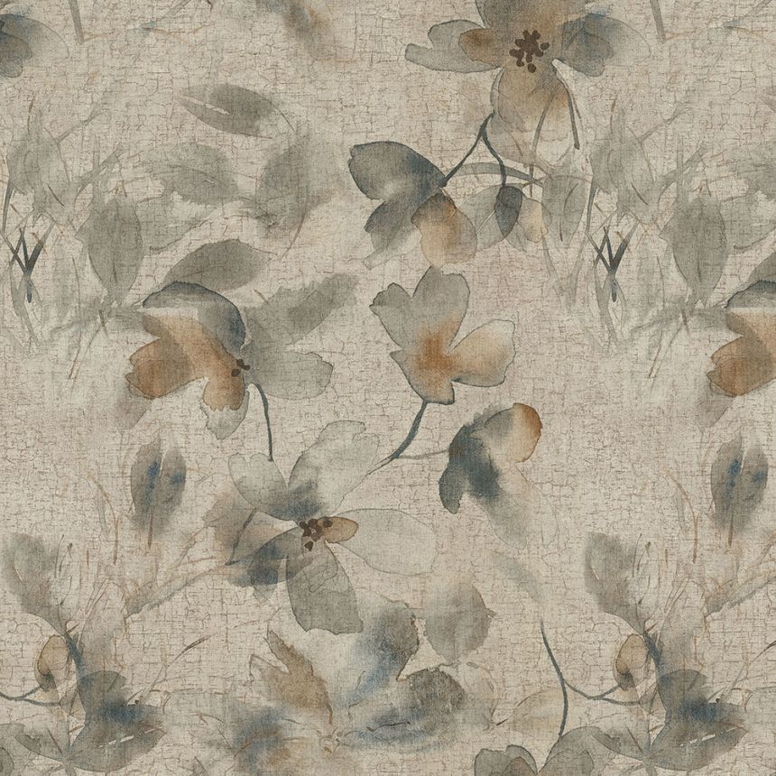 Luxury beige floral wallpaper 72955, Zen, Emiliana Parati 