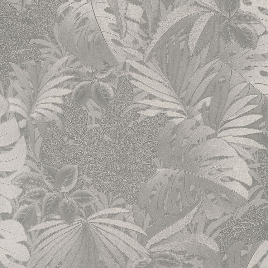 Luxury metallic glossy wallpaper with leaves 33302, Botanica, Marburg