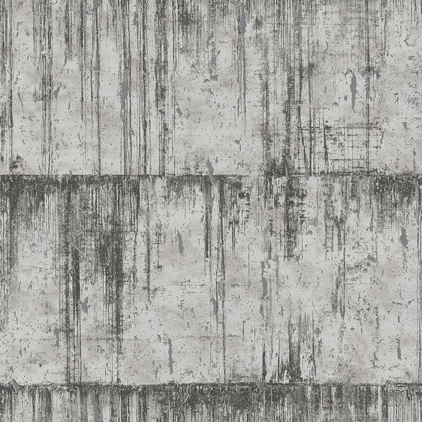 Grey-silver concrete imitation wallpaper 33236, Natural Opulence, Marburg