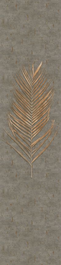 Non-woven wall mural, palm leaves 33274, 0,7 x 3,3m, Natural Opulence, Marburg