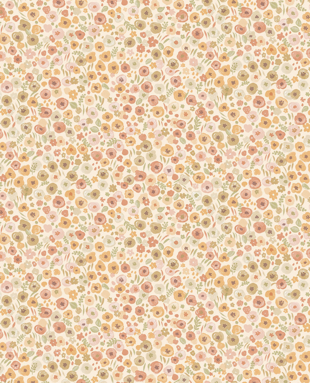 Beige floral wallpaper 323061, Explore, Eijffinger