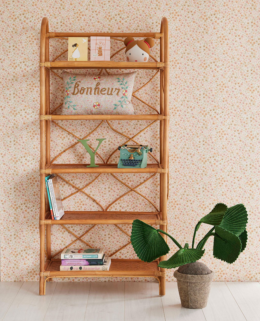 Beige floral wallpaper 323061, Explore, Eijffinger