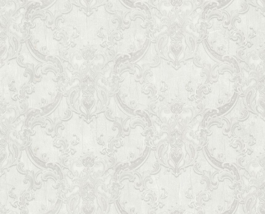 Luxury white-cream non-woven wallpaper, baroque ornaments, 86064, Valentin Yudashkin 5, Emiliana Parati