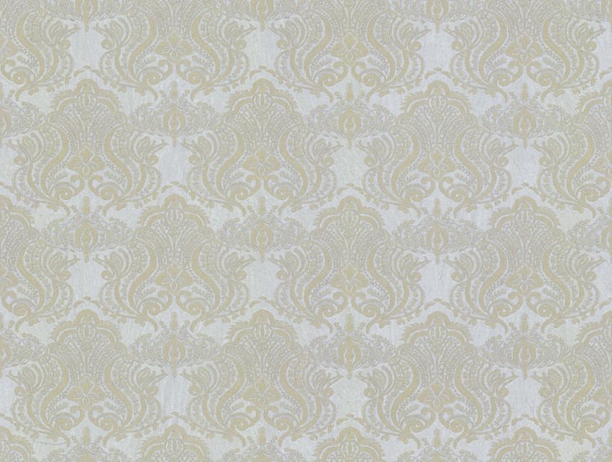 Luxury silver-gold wallpaper, baroque ornamental pattern, 86080, Valentin Yudashkin 5, Emiliana Parati