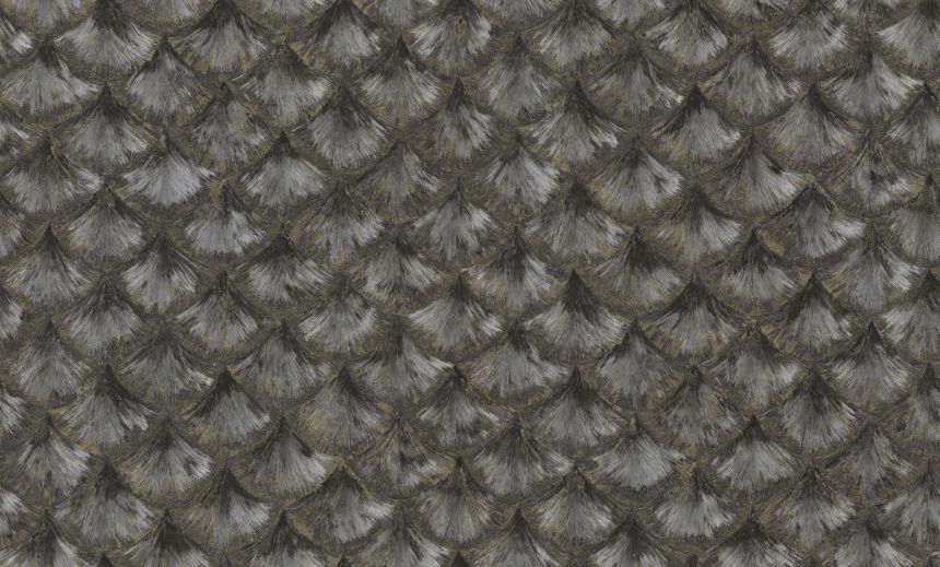Luxury silver-black wallpaper with geometric pattern, 86092, Valentin Yudashkin 5, Emiliana Parati