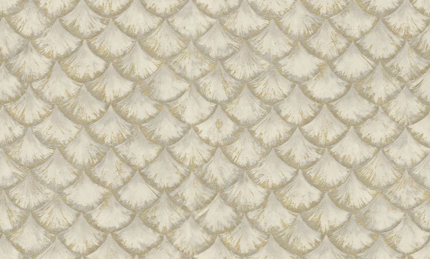 Luxury beige-gold wallpaper with geometric pattern, 86098, Valentin Yudashkin 5, Emiliana Parati