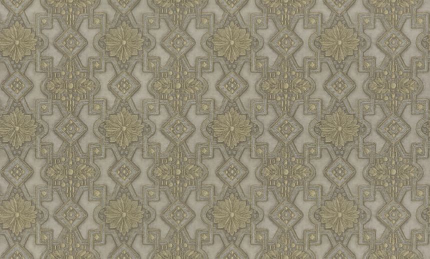 Luxury brown-gold non-woven wallpaper with ornaments, 86014, Valentin Yudashkin 5, Emiliana Parati