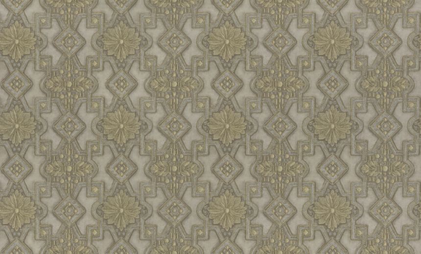 Luxury brown-gold non-woven wallpaper with ornaments, 86014, Valentin Yudashkin 5, Emiliana Parati