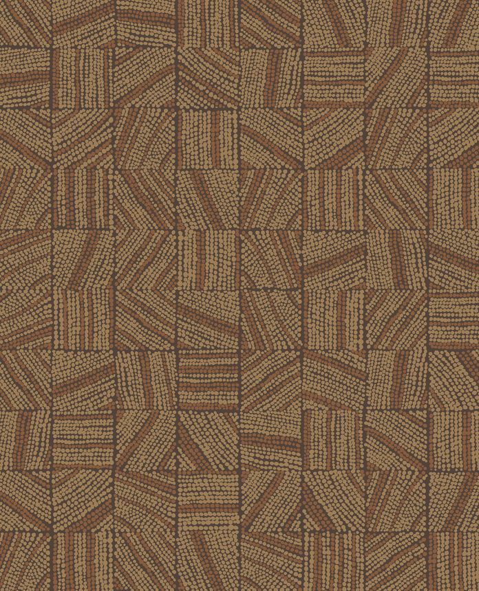 Brown wallpaper, mosaic, 324031, Embrace, Eijffinger