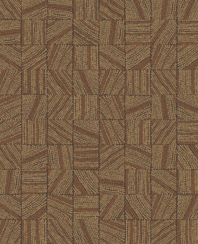 Brown wallpaper, mosaic, 324031, Embrace, Eijffinger