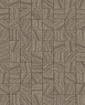 Brown-beige wallpaper, mosaic, 324032, Embrace, Eijffinger